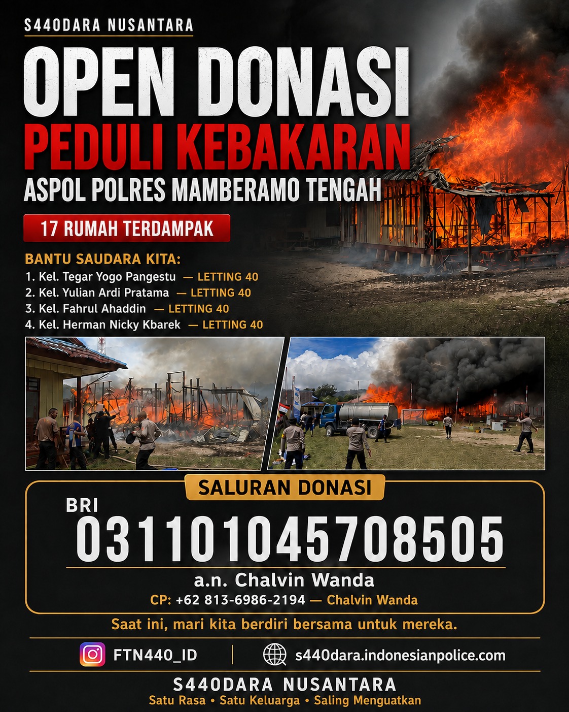 4 RUMAH REKAN KITA S44ODARA KEBAKARAN